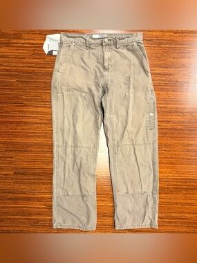 RARE DNM EDIT Overdyed Brown Baggy Carpenter Skater Grunge Y2K Jeans 30x30 NWT